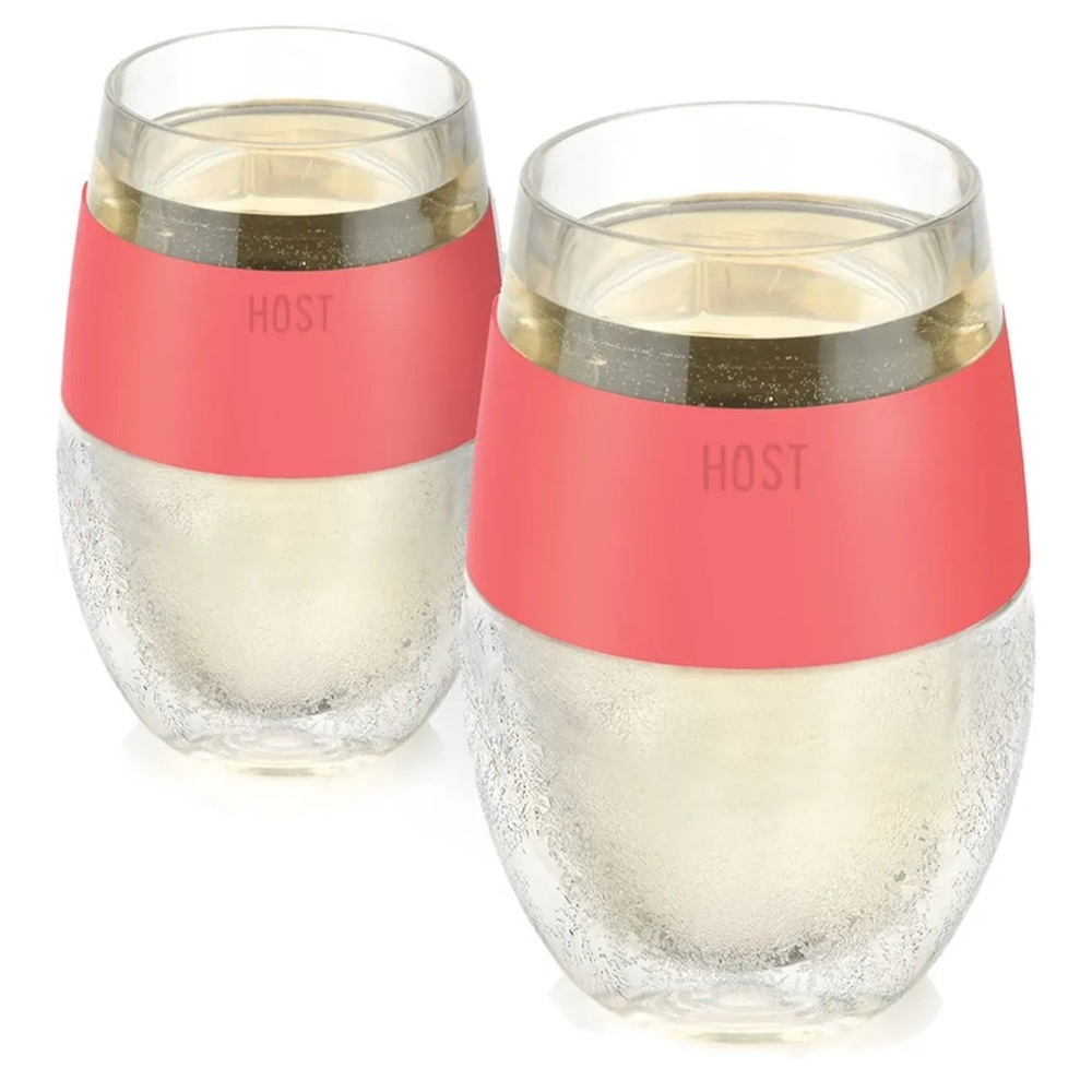 🎉 HOST 🎉NEW IN BOX 🎉 Wine Freeze Cooling Cups - Set of TWO